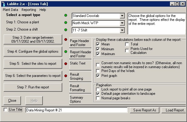 Process Control Data Mining